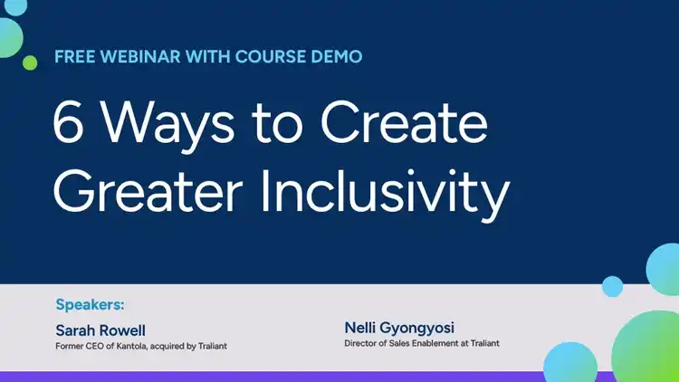 6 Ways to Create Greater Inclusivity + DEI Training Demonstration
