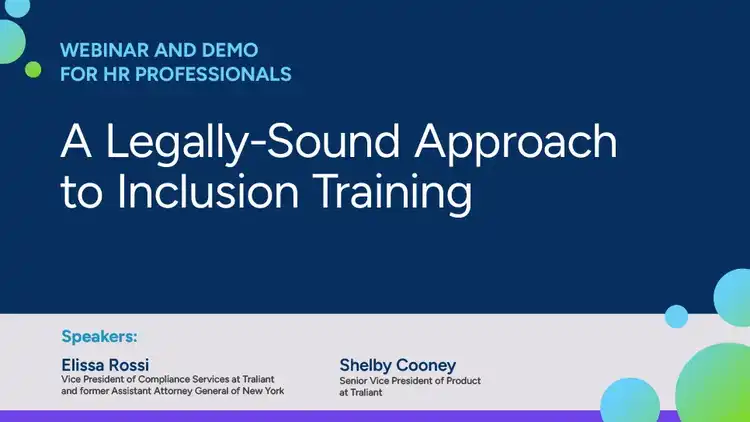 A Legally-Sound Approach to Inclusion Training
