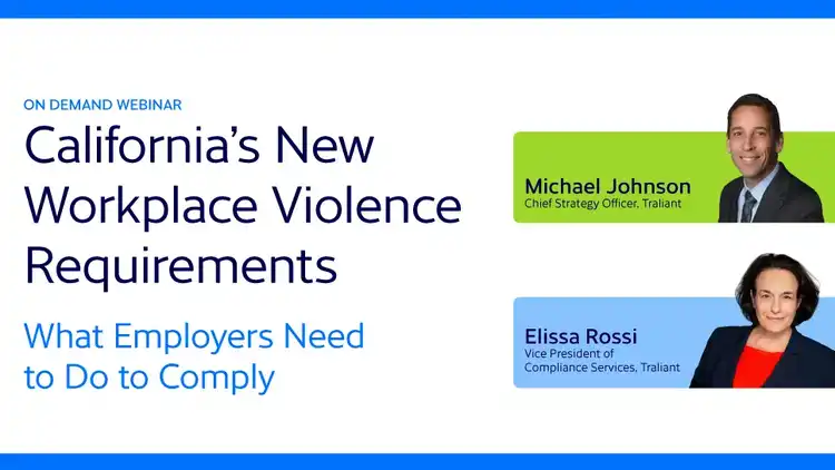 California’s New Workplace Violence Requirements: What Employers Need to Do to Comply