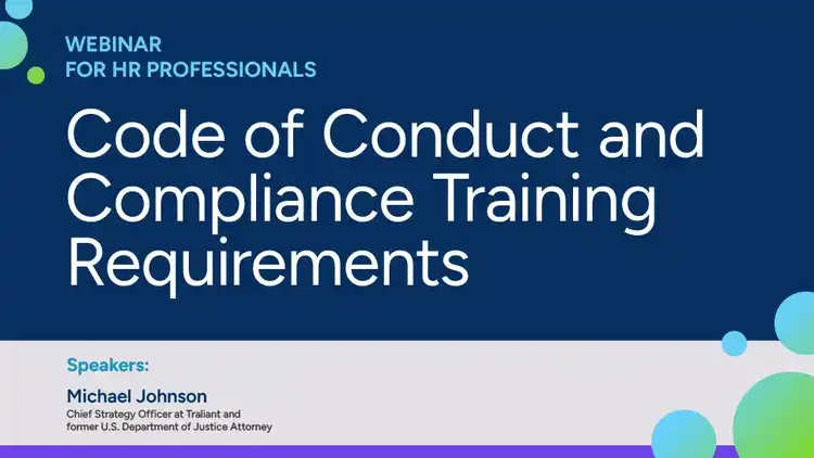 Code of Conduct and Compliance Training Requirements